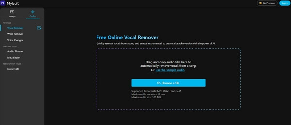 myedit vocal remover