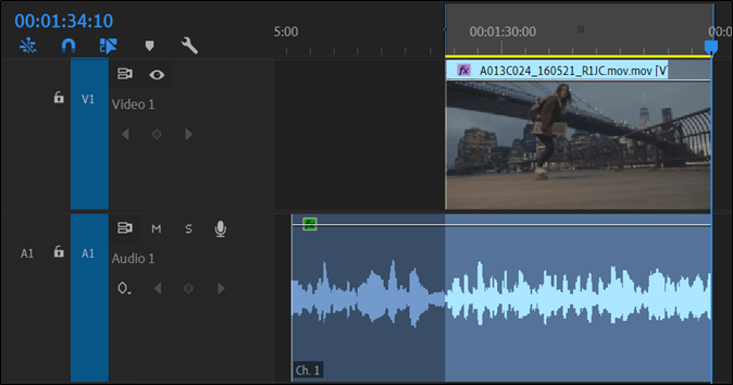 Open audio file on adobe premiere pro