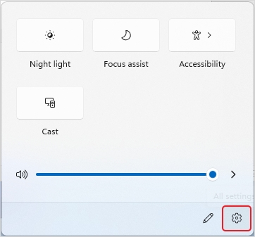 open the system settings on your Windows desktop