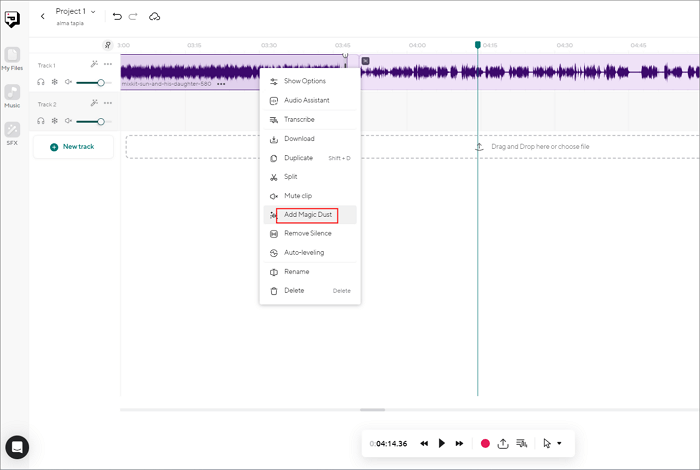 podcaste 添加魔法粉塵