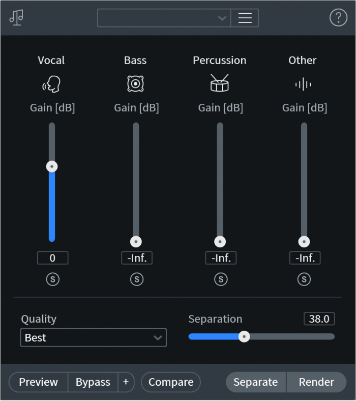 Eliminar vocales iZotope RX Ableton