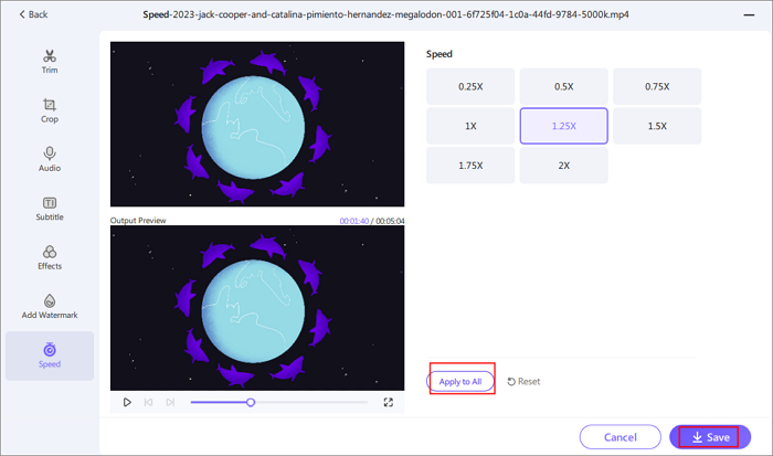 guardar vídeo modificado
