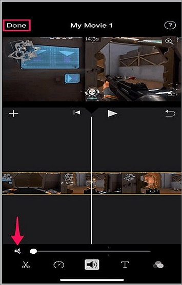 儲存 imovie 更改