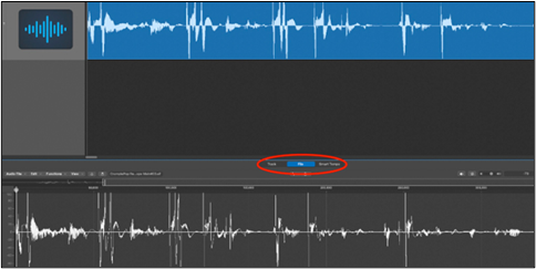 selecione a opção de arquivo Logic Pro X