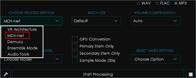 select process method