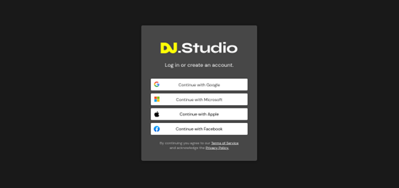 sign up for youtube dj account