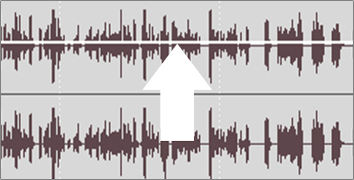 deslizar para ajustar el nivel de ganancia Sony Vegas