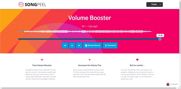amplificateur de volume mp3 songpeel