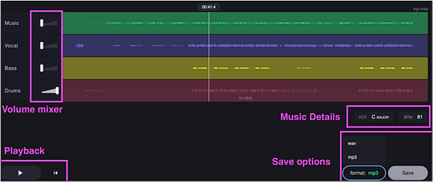 splitterai track separation