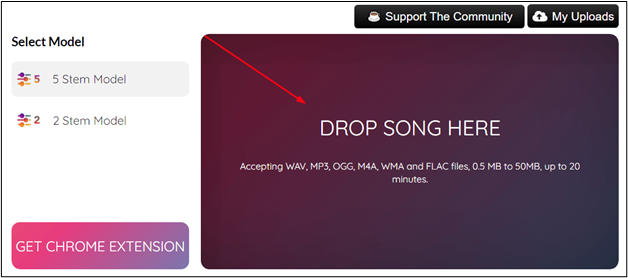 splitterai upload file