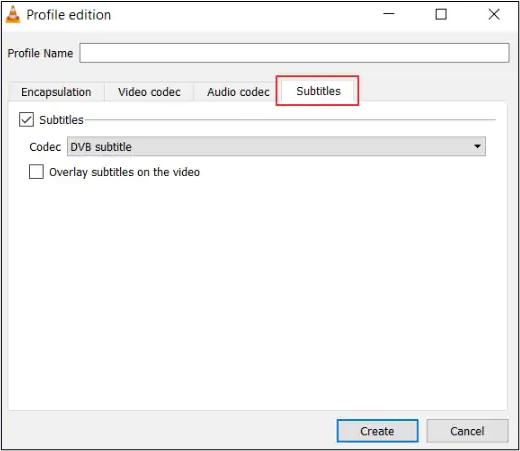 starten sie das extrahieren von untertiteln vlc