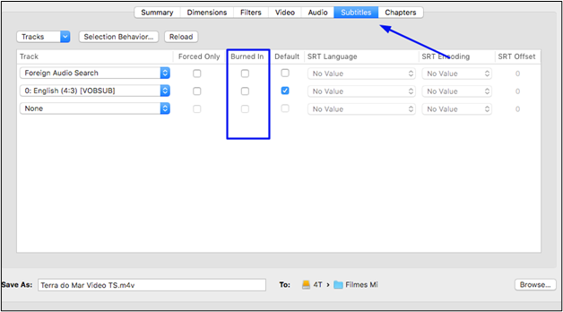 Untertitel: Registerkarte Handbremse