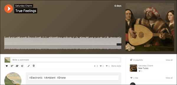 tap on the add to playlists button