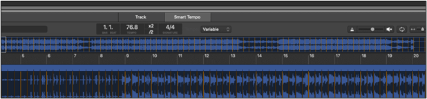 représentation du tempo tempo intelligent