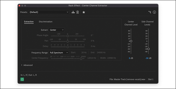 The Central Channel Extractor 