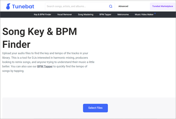 localizador de chave tunebat