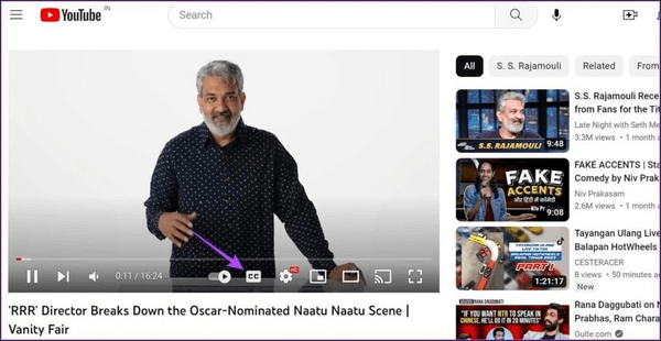 turn subtitles on or off on youtube on roku