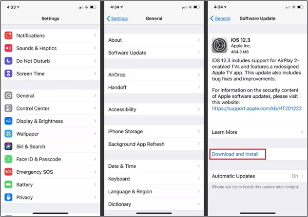 update software iPhone