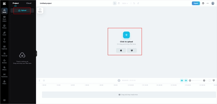 import the video file