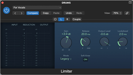 Limiter Logic Pro verwenden