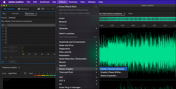 choose Center Channel Extractor