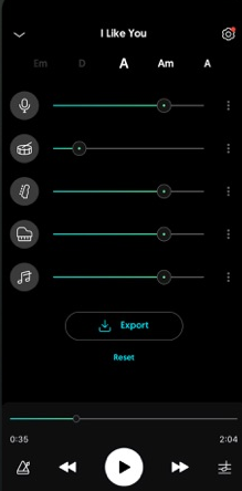 vocal adjustment moises