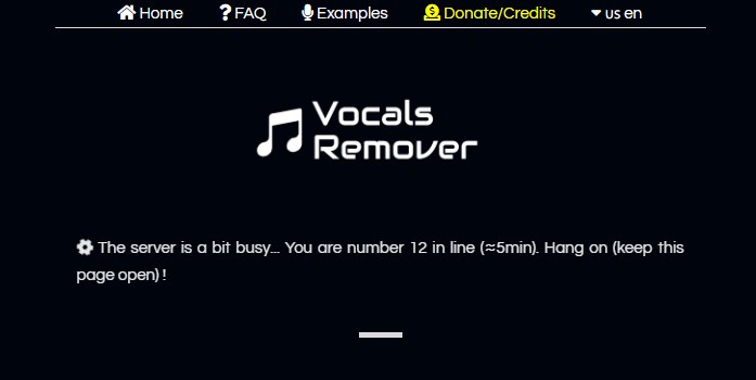 wait for some minutes