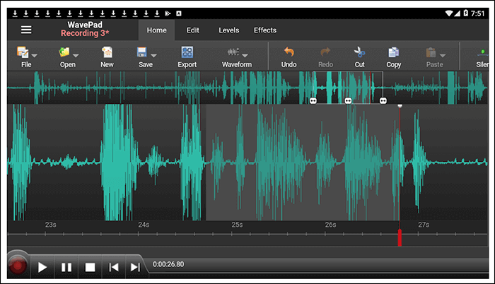 wavepad audio editor