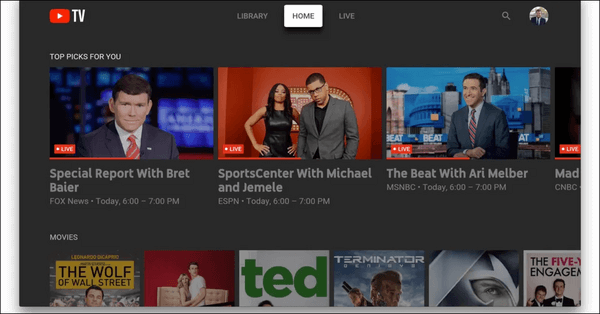 youtube tv on apple tv